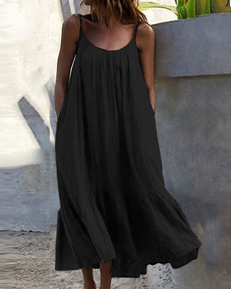 Fabiola Aesthetic Long White Summer Dress Designer Edit