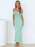 Vasily Maxi Dress Light Green