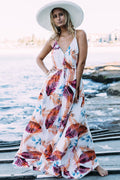 Boho Print Elastic Beach Maxi Dress - 4 Colors