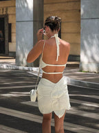 Starburst Cutout Knit Dress