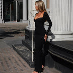 Praush Bodycon Dress Black
