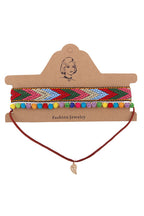 Knit Ethnic Colorful Choker
