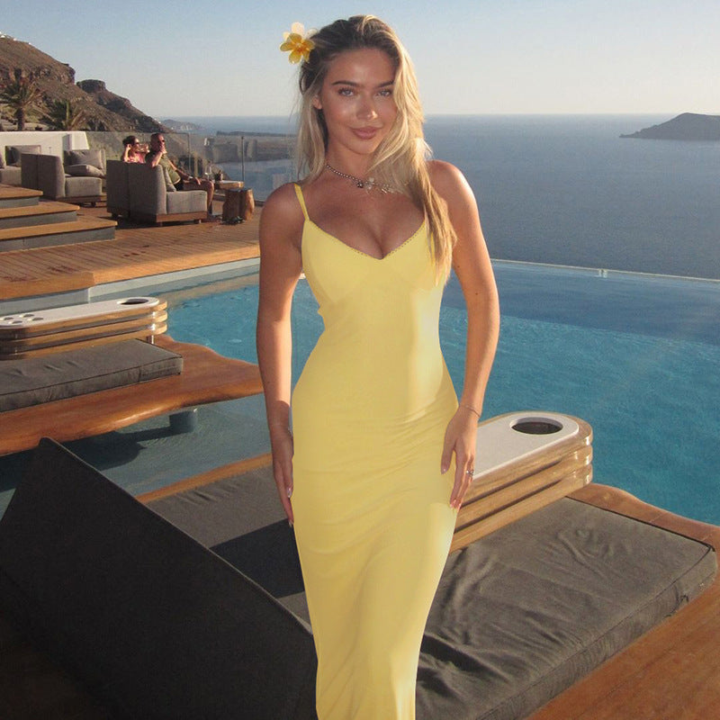 Watts Maxi Dress Yellow