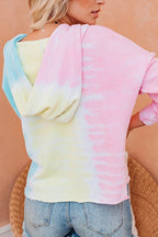 Carefree Lifestyle Tie-Dye Hoodie Top - 3 Colors