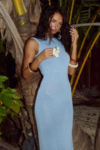 Alfonso Maxi Dress Light Blue