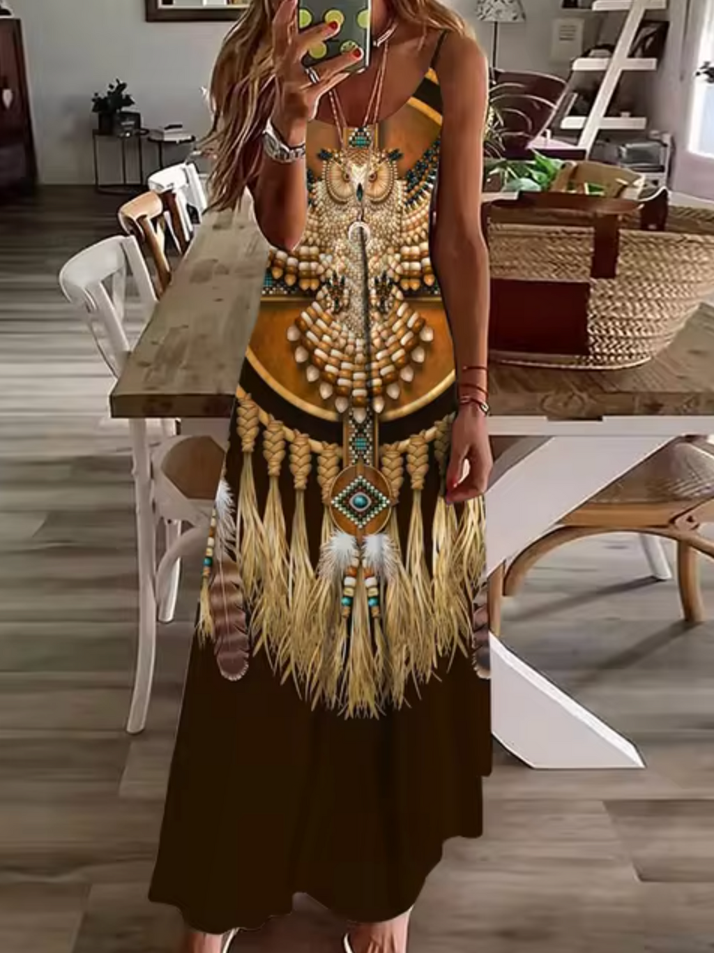 Brina Premium Vintage Bohemian Maxi Dresses Statement Occasion Edit