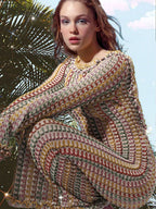 Maxi Dress Holiday Beach - Brown