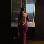 Mulberry Maxi Dress Maroon