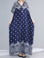 Hear A Song Printed Kaftan Dress
