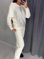 Sparkle Chic Hoodie Jogger Set