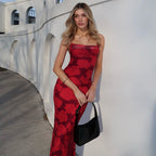 Frederick Maxi Dress Red