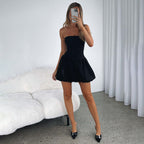 Bubble Babe Mini Dress Black