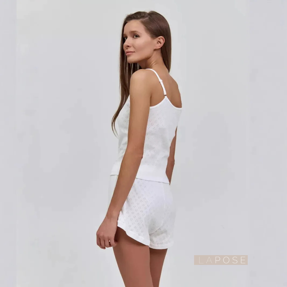 Donna Cotton Shorts Set