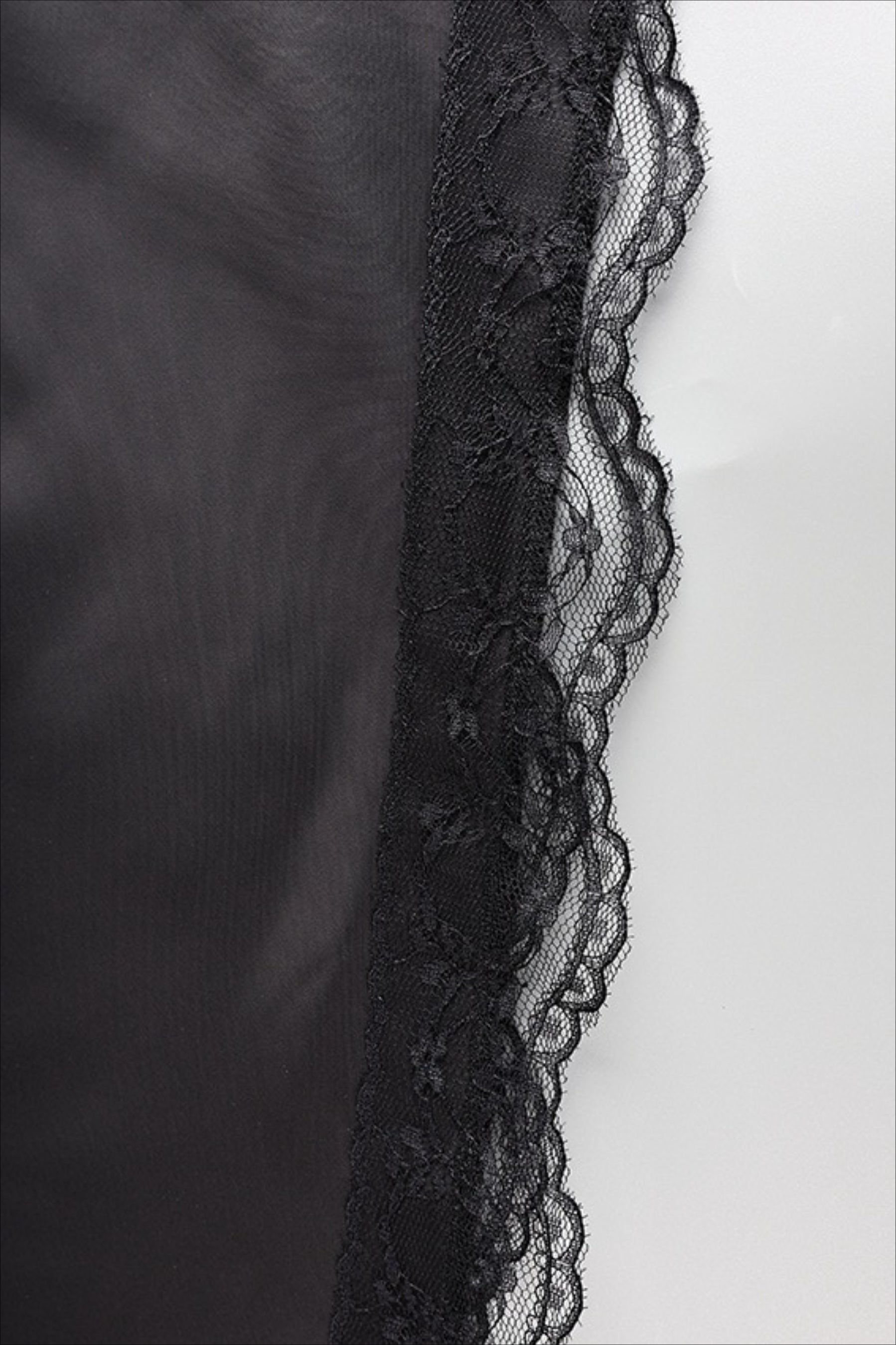 High Waist Lace Panel Slit Office Mini Skirt