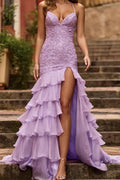 Sexy Slit Bodycon Maxi Prom Dress