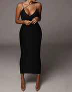 Leopard Bodycon Midi Dress