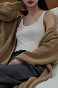 Sleeveless Wool Blend Knit Top