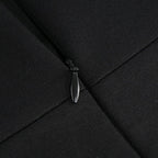 Strapless Feather Mini Dress in Black