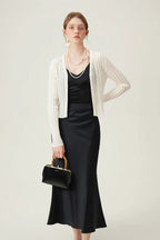 Casual Knit Open Front Cardigan