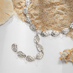 Fashion Irregular Baroque Style Teardrop-shaped Pendant Necklace