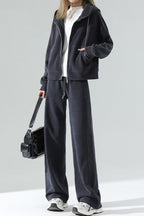 Fleece Lined Relaxed Knit Pants