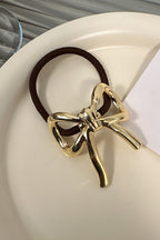 Geometric High-Stretch Metal Accent Hair Cuff