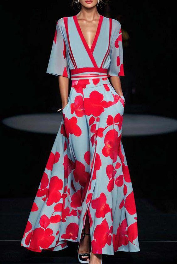 Daniela Exclusive Cotton Dress with Sleeves Evening Wear Edit