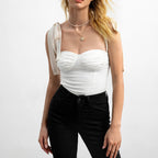 Breezy Days White Tank Top