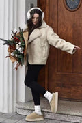 Double-Sided Fleece Loose Warm Jacket