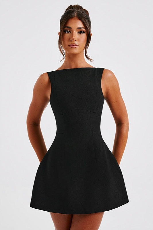 Fitted Sleeveless ALine Work Dress