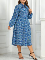 Helena Timeless Plus Size Dress Elastic Waist Designer Edit