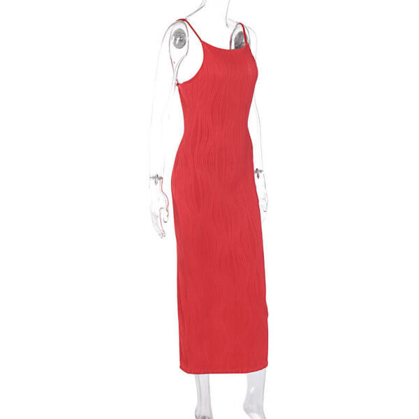 Blair Midi Dress Red