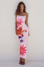 Floral Print Bodycon Slip Floral Dress