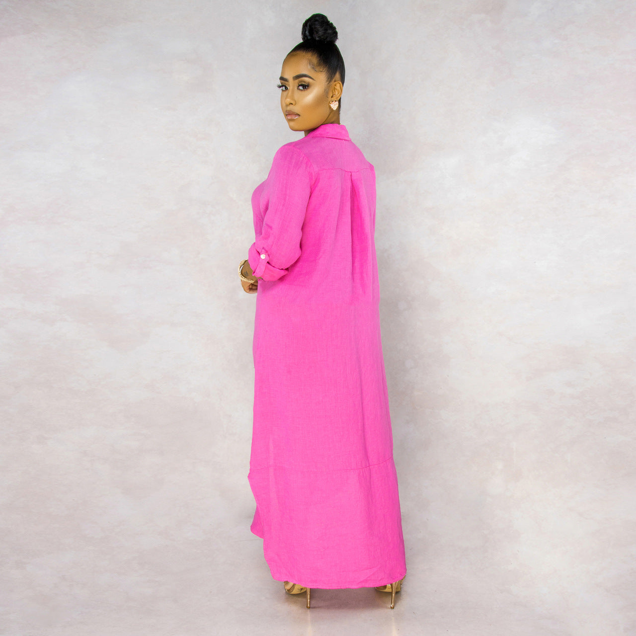 Silvia Exclusive Overshirt Dress Set Designer Edit