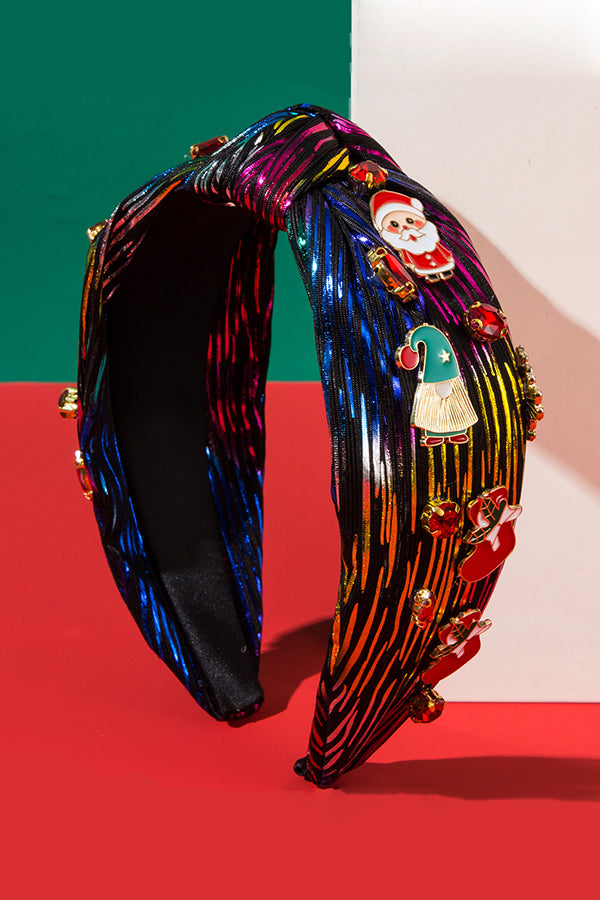 Christmas Colorful Embellished Fabric Headband