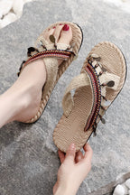 Bohemian Ethnic Style Tassel Beach Shoes