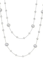 Vintage Pearl Beaded Stackable Elegant Necklace