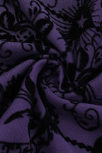 Sheer Floral Strap Gothic Dress