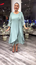 Rocio Exclusive Women's Dress Made of , Loose Chiffon Designer Edit