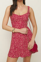 Floral Square Neck Work Dress