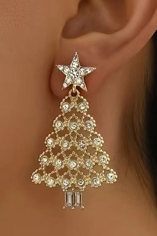 Christmas Tree Fashion Earrings