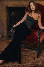 Boned Strapless Mermaid Birthday Dress