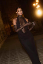 Sexy Cut Out Bodycon Maxi Dress