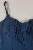 Elegant Tied Waist A Line Solid Color Prom Dress