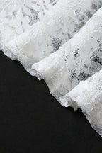 Elegant High Waist Sleeveless Lace Dress
