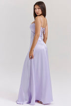 Elegant Cami Backless Maxi Party Dress