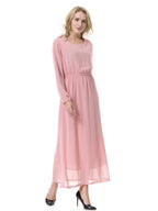 Hopeful Romantic Pleated Midi Dress Light Coral