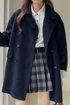Vintage Plaid Pleated Skirt