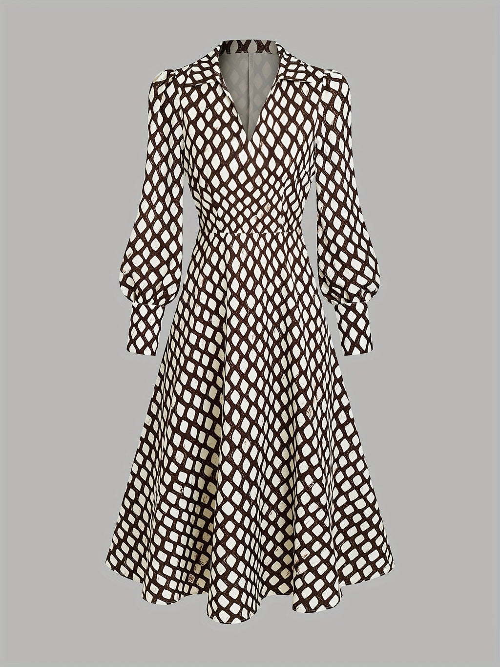 Izarah | Rhombus Print Dress