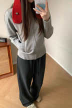 Thick Turtleneck Knit Sweater